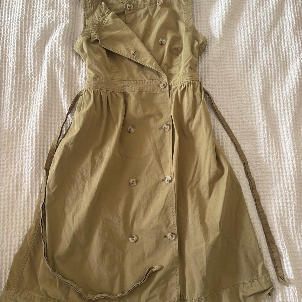 J. Crew Tan Sleeveless Halter Sundress